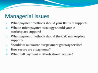 electronic commerce payment systems | PDF