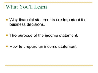 chapter 9 financial statements for a sole proprietorship classification of expenses in income statement individual balance sheet format