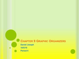 Chapter 9 Graphic Organizers Daniel Joseph 10/5/10 Period 4 