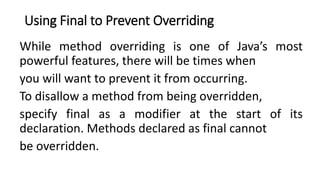 Chapter 9 java | PPTX