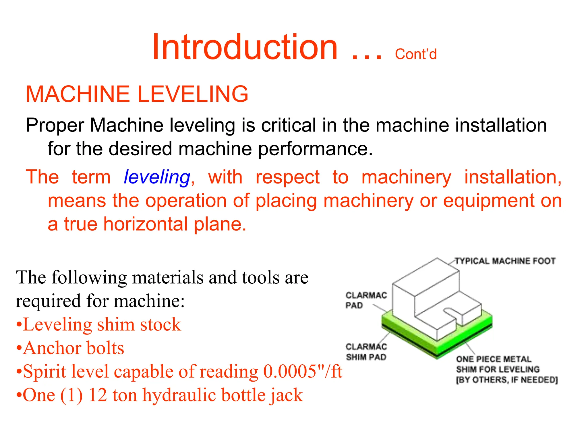 Chapter 9 Machine Installation in maintenance.ppt