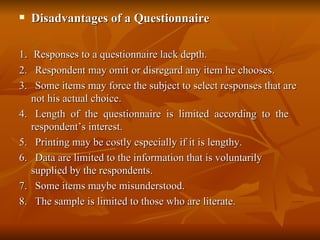 Chapter 9-METHODS OF DATA COLLECTION | PPT