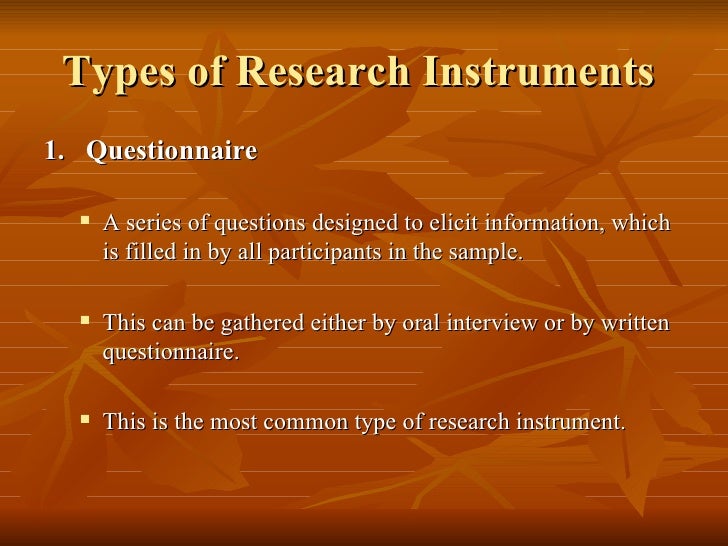 Chapter 9-METHODS OF DATA COLLECTION