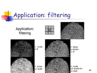 Application: filtering
40
 