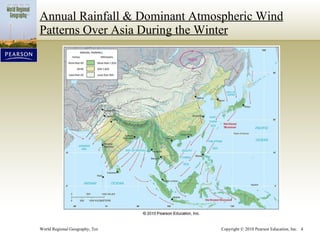 Annual Rainfall & Dominant Atmospheric Wind Patterns Over Asia During the Winter 