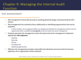 Chapter 9 PPT 4th edition.pdf internal audit | PDF