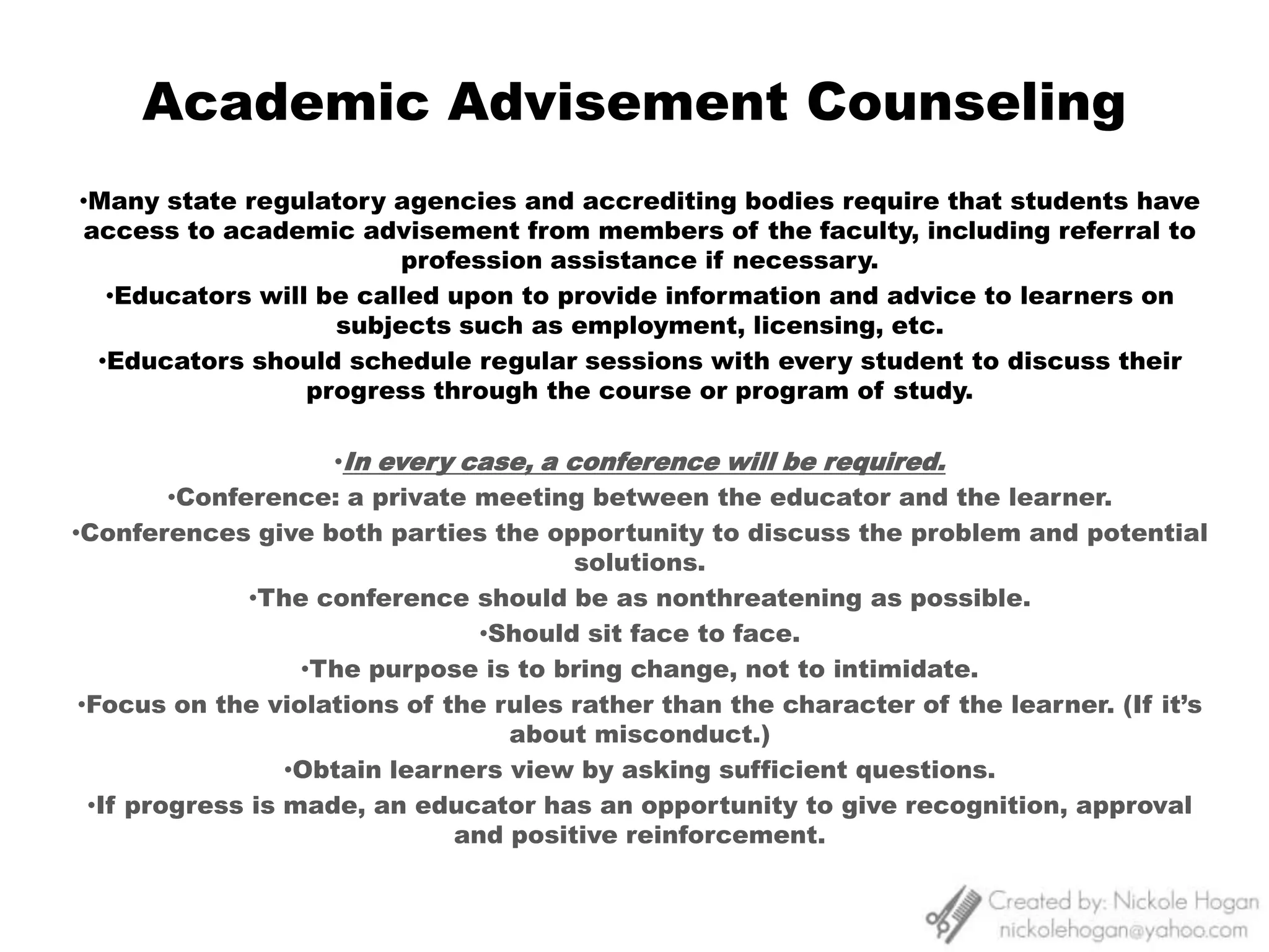 The test plan must tie to the objectives of the lesson(s) taught.