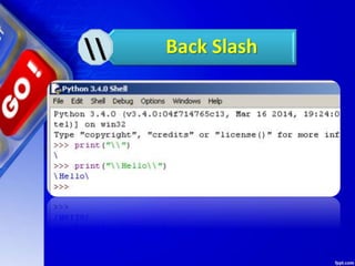 Back Slash
 