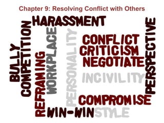 Chapter 9 Chapter 9: Resolving Conflict with Others 