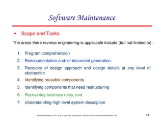 Chapter 9 software maintenance | PDF