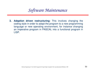 Chapter 9 software maintenance | PDF