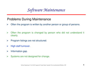 Chapter 9 software maintenance | PDF