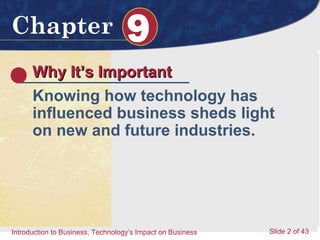Technology Impact on Business | PPT