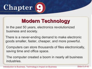 Technology Impact on Business | PPT