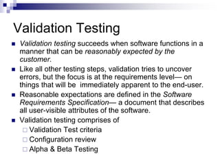 Testing strategies in Software Engineering | PPT