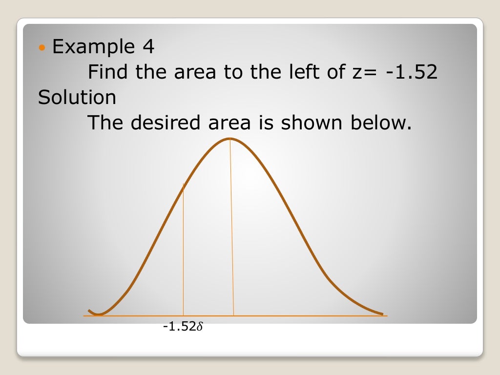 Chapter9 the normal curve distribution