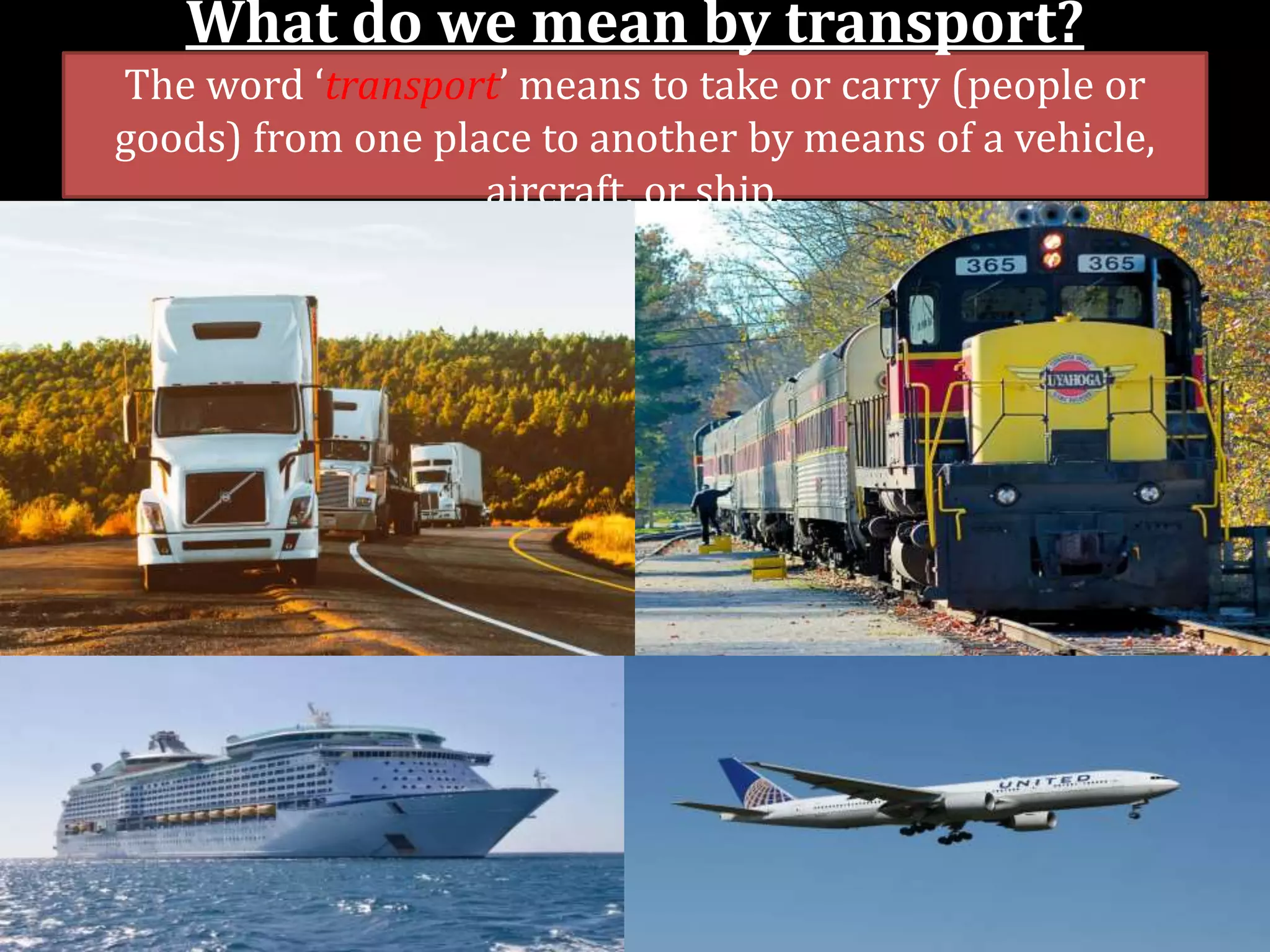 Transport and communication | PPTX