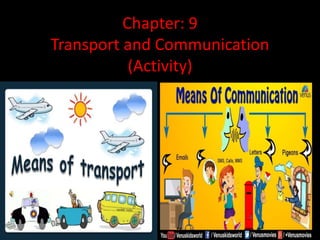 Transport and communication | PPTX