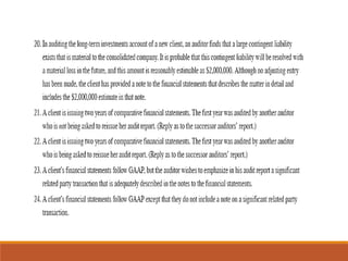 Chapter audit report