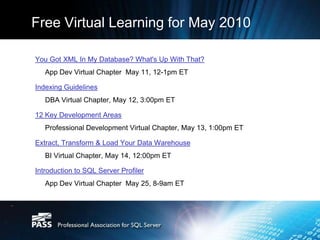 Featured Top 10 listTop 10 Links About Security: K. Brian KelleySQL Server 2005 Security Best Practices: Operational and Administrative TasksSecurity Overview for AdministratorsCenter for Internet Security benchmark for SQL Server 2000 and 2005Common SQL Server Security Issues and SolutionsSQL Injection Attacks by ExampleServer level permissions for SQL Server 2005 and 2008Database level permissions for SQL Server 2005 and 2008SQL Server Database Forensics presentationSQL Security website by Chip AndrewsSQL Server Security blog