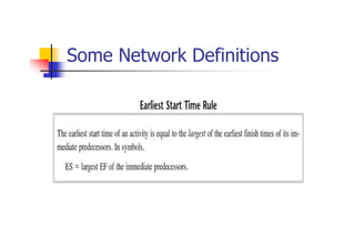Some Network Definitions
 