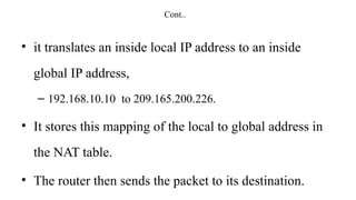 Address Cont Comprehensive Guide to NAT and ACL in Network Addressing and Security ...