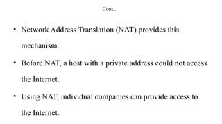 Address Cont Comprehensive Guide to NAT and ACL in Network Addressing and Security ...