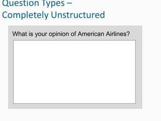 What is your opinion of American Airlines?
 