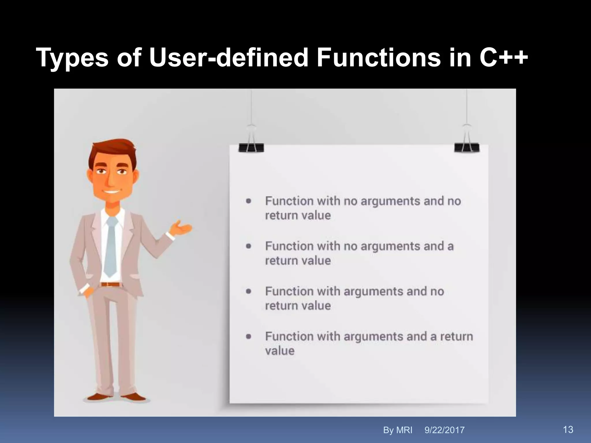 Functions in c++ | PPTX