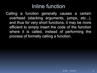 Functions in c++ | PPTX