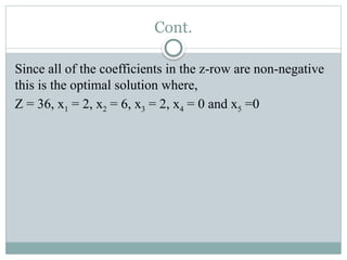 CHAPTER FOUR.pptx Linear and non linear programming | PPTX