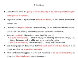Practical Inconsistency Chapter four basics concept logic 2026 | PPTX