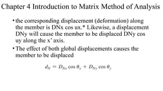 Matrix Deflection Method Comprehensive Introduction to Matrix Method of Structural Analysis for ...