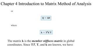 Comprehensive Introduction to Matrix Method of Structural Analysis for ...
