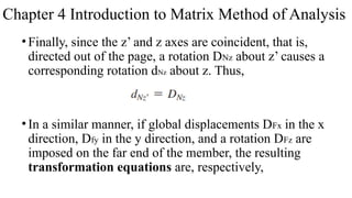 Comprehensive Introduction to Matrix Method of Structural Analysis for ...