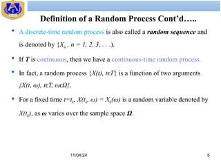 Deterministic Random Process probability Chapter Four-Random_Processes.ppt