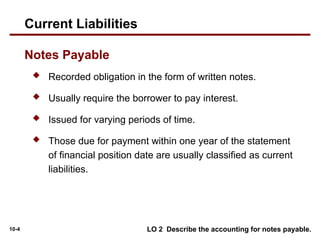 Accounting II Chapter four current liabilities.ppt