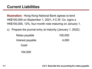 Accounting II Chapter four current liabilities.ppt