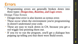 Exception Handling in event driven proggraming.pptx