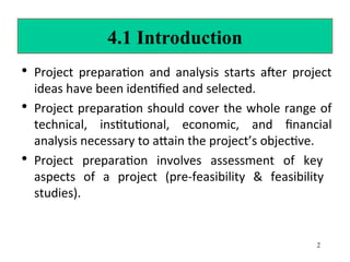 Prep Project Chapter four Project-Preparation material | PPT