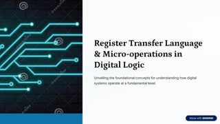 Chapter Four Register-Transfer-Language-and-Micro-operations-in-Digital ...