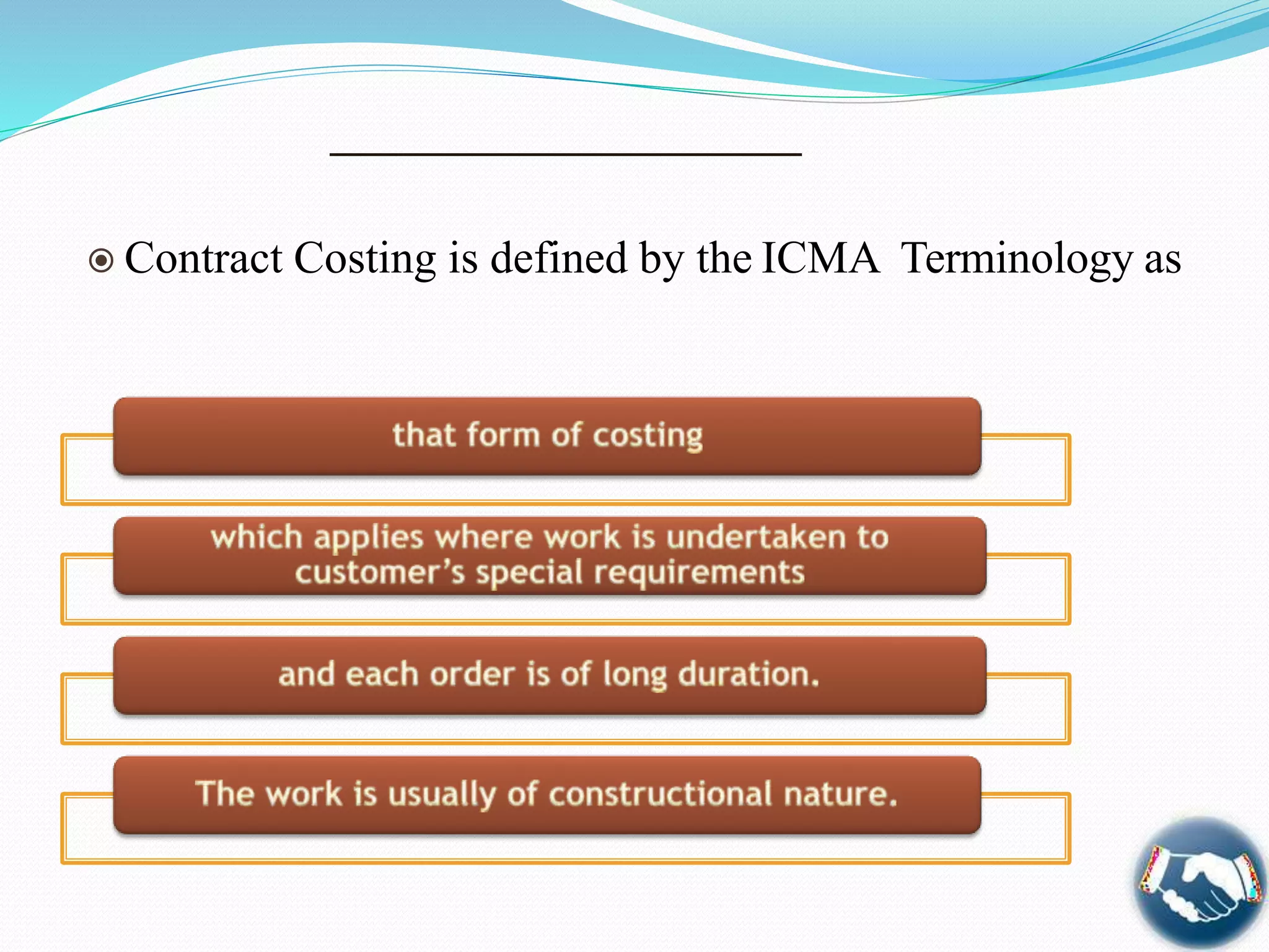 Contract and Job costing | PPTX