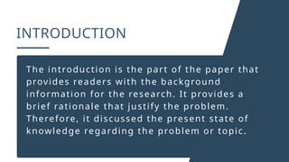 The Problem and Its Background Research | PPTX