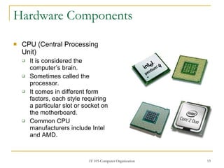 Computer Hardware Components | PPT