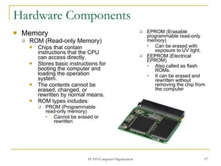 Rom Component Store Computer Hardware Components | PPT