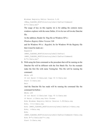 virus programming using batch file