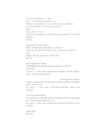virus programming using batch file