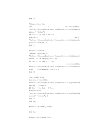 virus programming using batch file