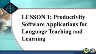 Productivity Software Applications for Language Teaching And Learning: Boost Efficiency