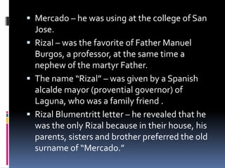 Chapter iii (rizal) | PPTX